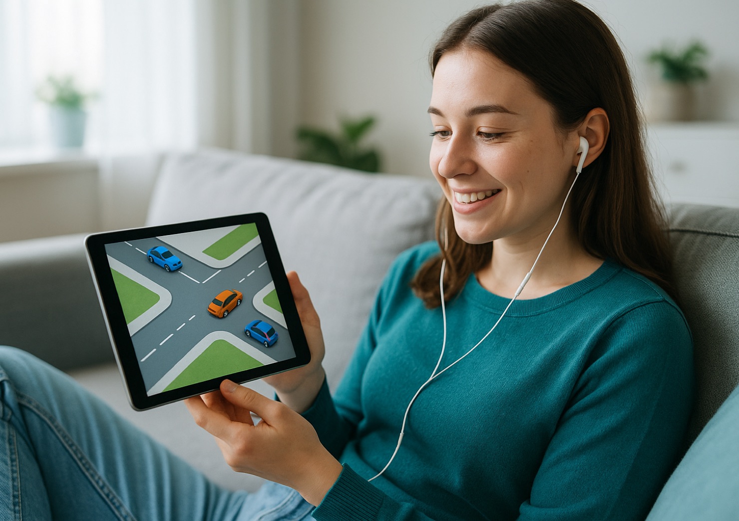 Online-Videokurs auf dem Tablet